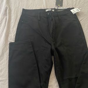 Black high waisted skinny jeans